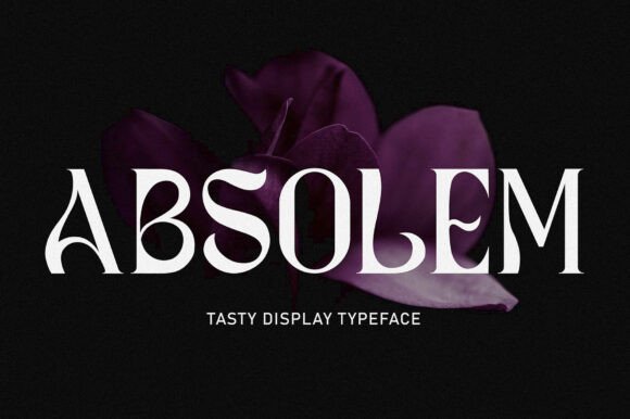 Absolem: A Magical Display Font for Handmade Creators