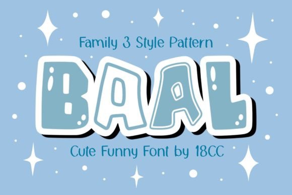 Baal: The Playful Display Font That Elevates Campaign Visuals