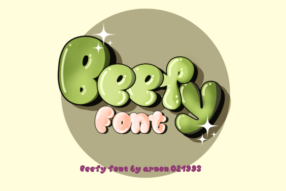 Beefy: The Bubbly Display Font That Brings Joy to Editorial Design