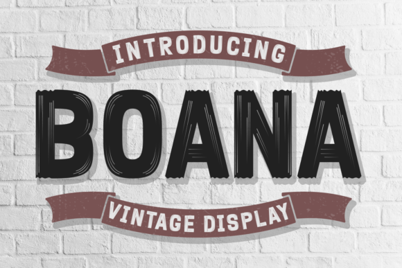 Boana: The Vintage Display Font That Elevates Small Business Branding