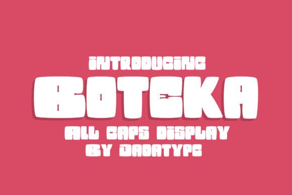 Boteka: The Playful Display Font That Transforms Brand Identity
