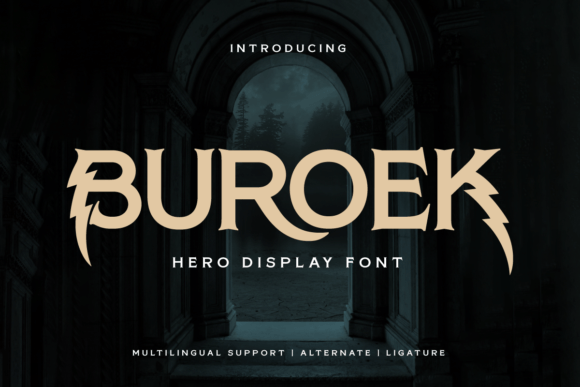 Buroek: The Courageous Display Font for Scroll-Stopping Campaigns