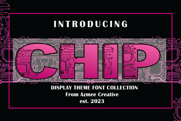 Chip: The Display Typeface That Stops Scrolling