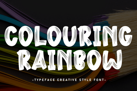 Colouring Rainbow: A Playful Display Typeface for Creative Web Projects