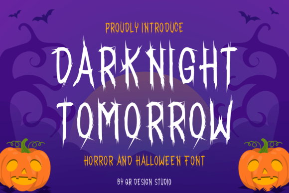 Darknight Tomorrow: A Premium Display Typeface for Modern Web Design