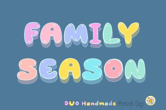 Family Season: A Bold Display Typeface for Editorial Design