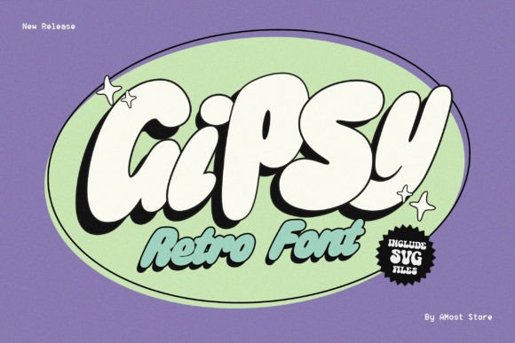 Gipsy Display Font: A Retro Typeface for Bold Web Design