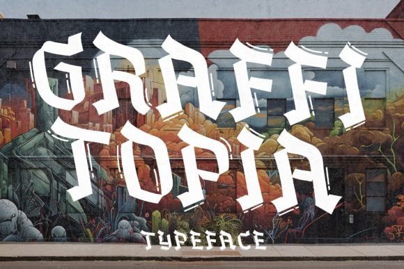 Graffitopia: A Dynamic Display Typeface for Bold Editorial Design