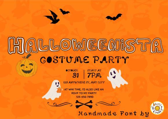 Halloweenista: A Fresh Display Typeface for Digital Branding