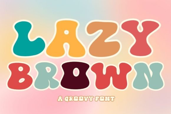 Lazy Brown: A Retro Display Font for Authentic Editorial Design