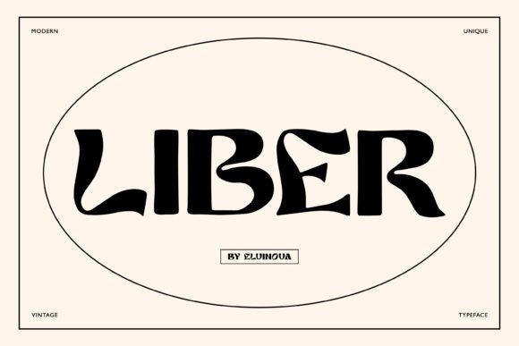 Liber Retro: The Whimsical Display Typeface for Modern Editorial Design
