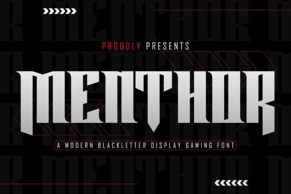 Menthor: The Premium Display Typeface for Handmade Branding