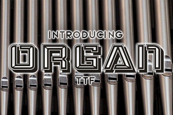 Organ: The Oriental Display Font for Polished Business Branding