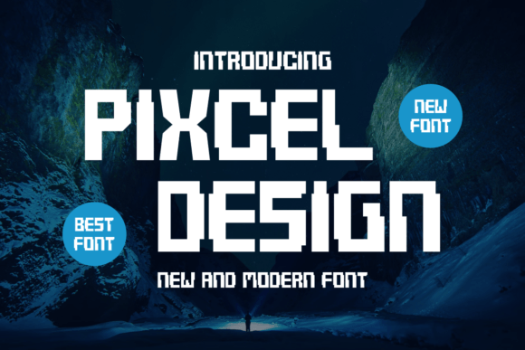 Pixcel Design: The Unique Display Font for Modern Brand Identity