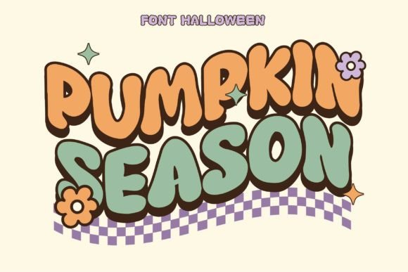 Pumpkin Season: A Retro Display Font for Modern Web Design