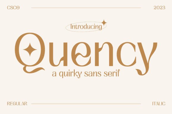 Quency: The Quirky Display Font for Scroll-Stopping Campaigns