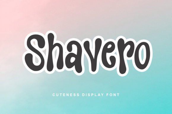 Shavero: The Playful Display Typeface for Engaging Campaigns