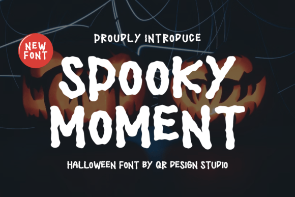 Spooky Moment: A Bold Display Font for Editorial Design