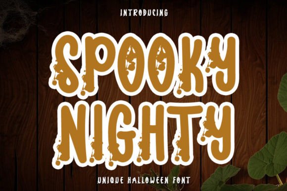 Spooky Nighty: A Display Typeface That Brings Digital Stories to Life