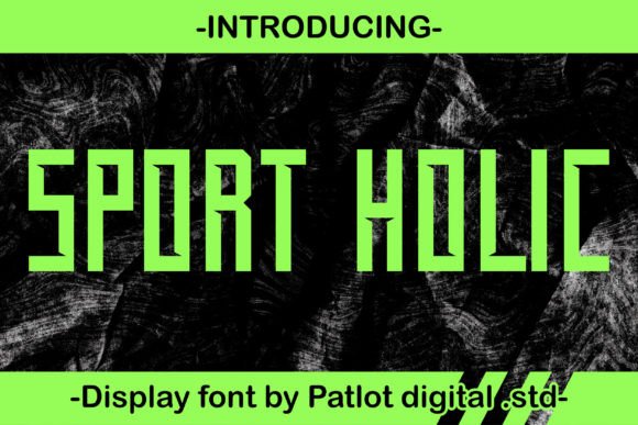 Sport Holic: The Bold Typeface for Dynamic Editorial Design