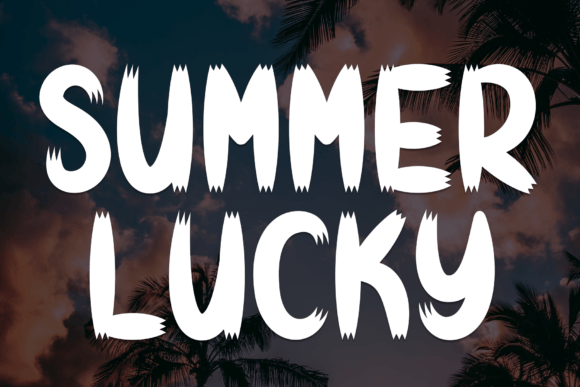 Summer Lucky: The Perfect Display Font for Warm Brand Identity