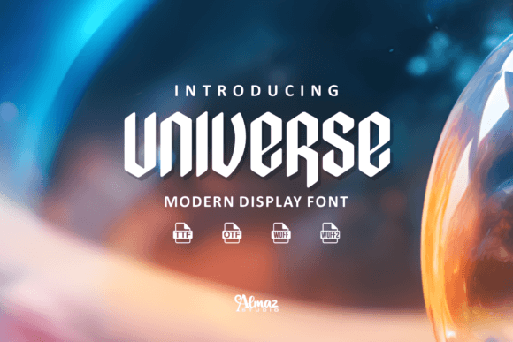Universe: A Premium Display Font for Editorial Design