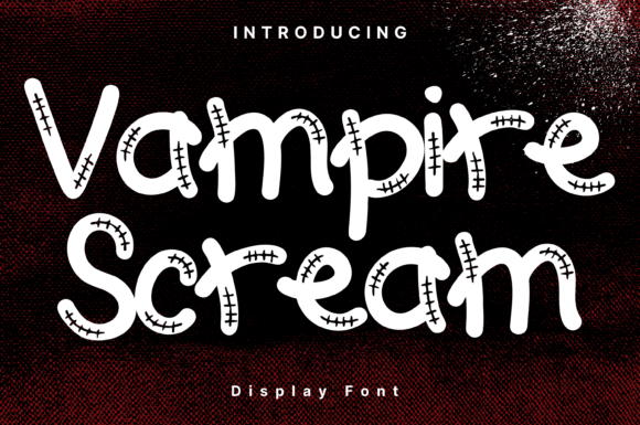Vampire Scream: The Handwritten Display Font That Elevates Campaign Visuals
