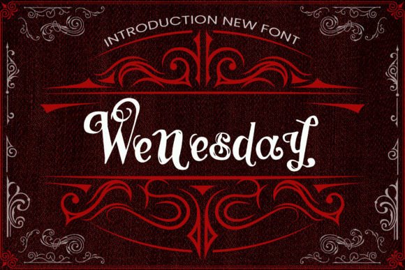 Wenesday Vintage: A Retro Gothic Typeface for Editorial Design