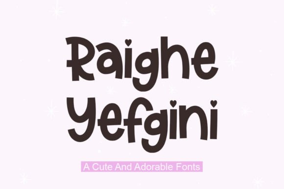 Why Raighe Yefgini is the Perfect Display Typeface for Campaigns