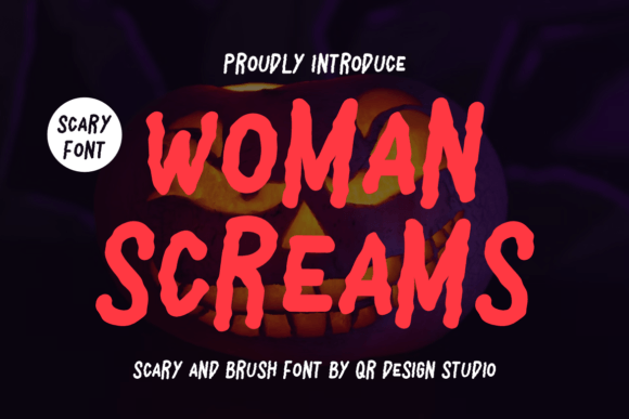 Woman Screams: The Bold Display Typeface for Impactful Editorial Design